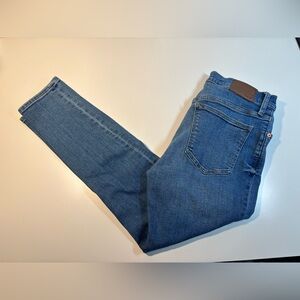 Madewell Blue Denim Skinny Mid-Rise Jeans